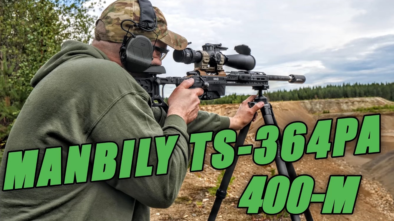 Manbily TS-364PA hiilikuituinen metsästys / ammunta tripod